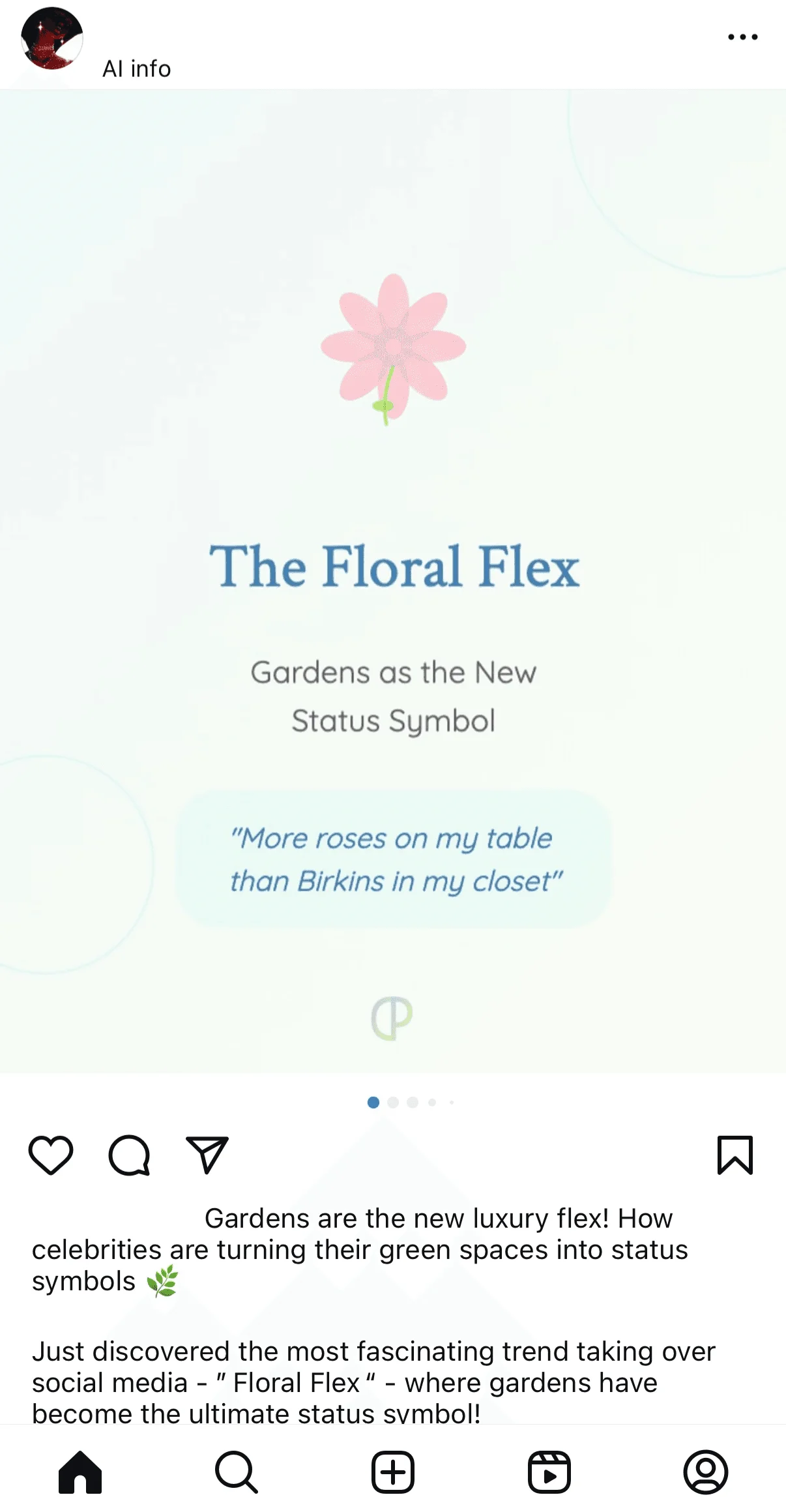 Instagram Post Example